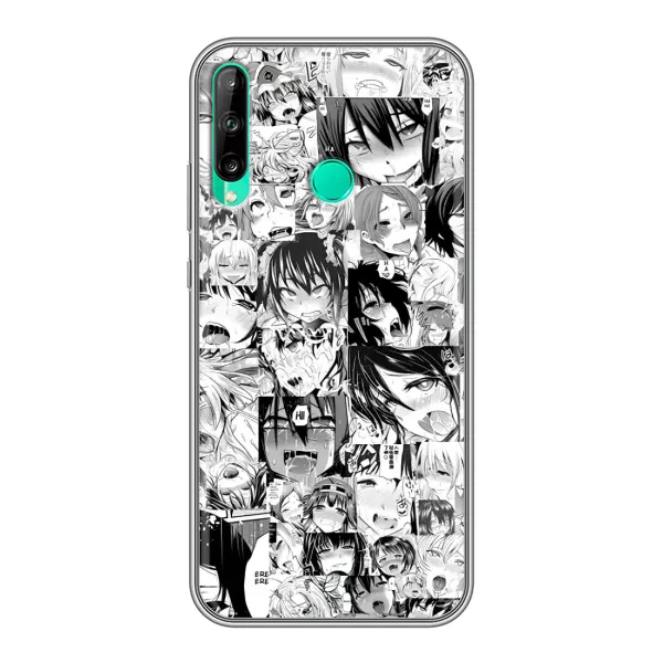 Чехол с принтом «Ahegao manga» для Huawei P40 Lite e Чехол с принтом «Ahegao manga» для Huawei P40 Lite e