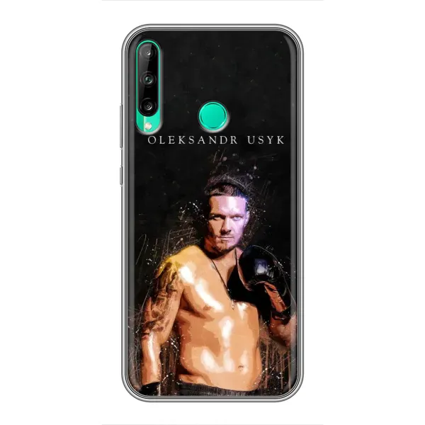 Чехол с принтом «Боксер Александр Усик» для Huawei P40 Lite e Чехол с принтом «Боксер Александр Усик» для Huawei P40 Lite e