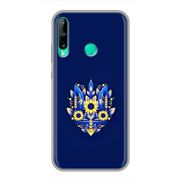Чохол з принтом «Квітковий Герб» для Huawei P40 Lite e
