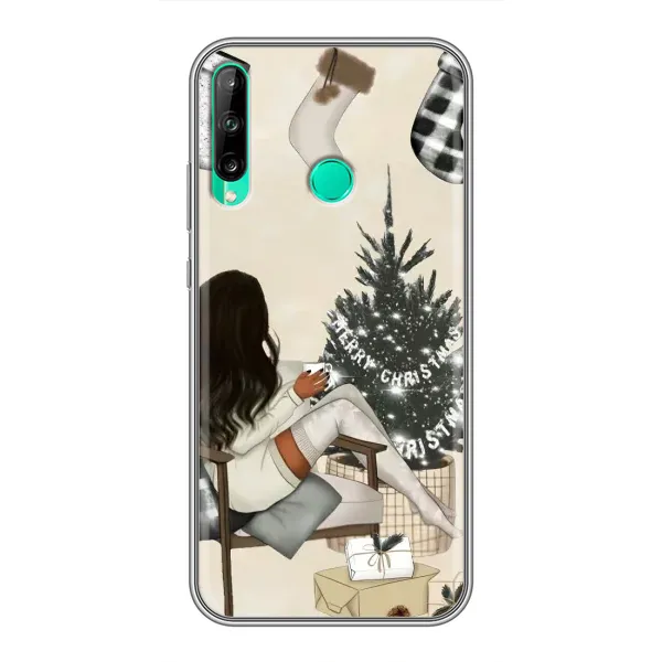 Чохол з принтом «Дівчина з ялинкою» для Huawei P40 Lite e Чохол з принтом «Дівчина з ялинкою» для Huawei P40 Lite e