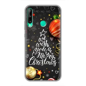 Різдвяні Чохли для Huawei P40 Lite e (VPrint) (Ялинка)