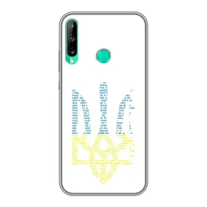Чохли для Huawei P40 Lite e Укр. Символіка (AlphaPrint) (Герб з букв)