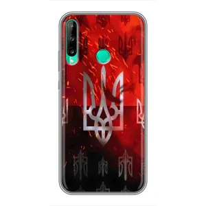 Украинские Чехлы для Huawei P40 Lite e с картинкой УПА (AlphaPrint) (ГЕРБ УПА)