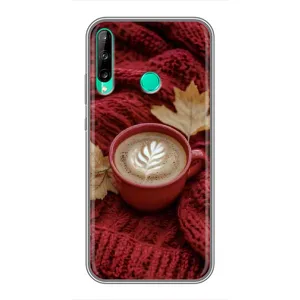Чохол з принтом «Кава на ковдрі» для Huawei P40 Lite e