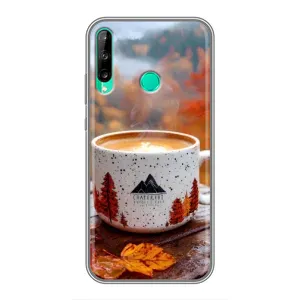 Чохол з принтом «Кава на природі» для Huawei P40 Lite e
