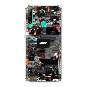 Чохол Формула1 на Huawei P40 Lite e (Гоночний колаж Ф1)