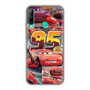 Силіконовий чохол Маквін для Huawei P40 Lite e (Колаж Блискавка Маквін)