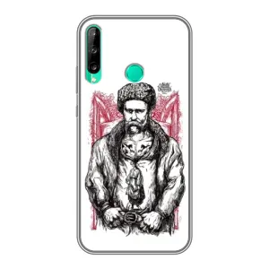 Чохли для Huawei P40 Lite e с принтом Тараса Шевченко (AlphaPrint) (Козак Шевченко)