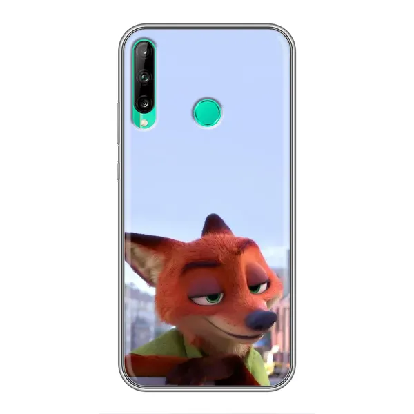 Чохол з принтом «Лис Нік» для Huawei P40 Lite e