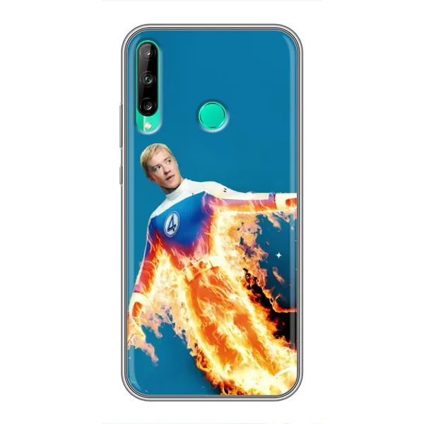 Чохол з принтом «Людина-факел у вогні» для Huawei P40 Lite e Чохол з принтом «Людина-факел у вогні» для Huawei P40 Lite e