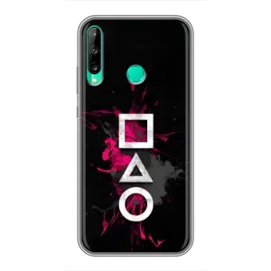 Чохол Гра в кальмара для Huawei P40 Lite e (Символи Гра кальмара)