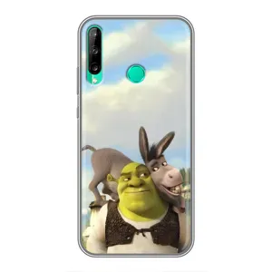 Чохол з мультфільмом Шрек на Huawei P40 Lite e (Шрек та Осел)