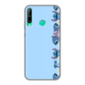 Чохол з принтом Стіч на Huawei P40 Lite e (Стіч фон)