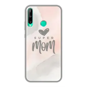 Чехол с принтом «Супер мама» для Huawei P40 Lite e