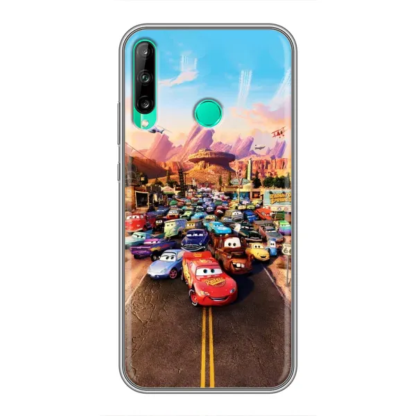 Чохол з принтом «Тачки на трасі» для Huawei P40 Lite e Чохол з принтом «Тачки на трасі» для Huawei P40 Lite e