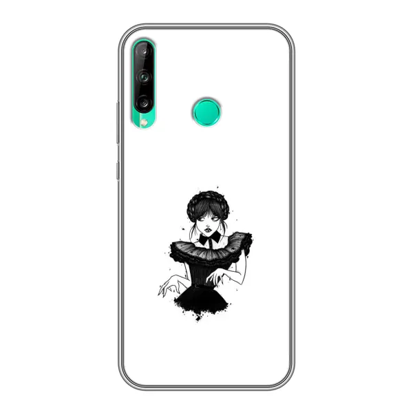 Чохол з принтом «танець Венздей» для Huawei P40 Lite e