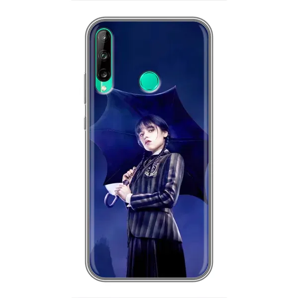 Чохол з принтом «Венздей з парасолькою» для Huawei P40 Lite e
