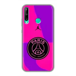 Чохли PSG для Huawei P40 Lite e (AlphaPrint) (яскравий ПСЖ)