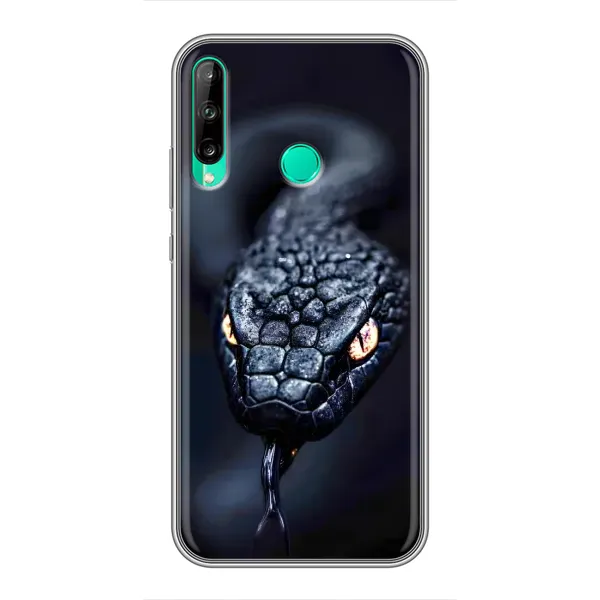 Чохол з принтом «Чорна змія» для Huawei P40 Lite e