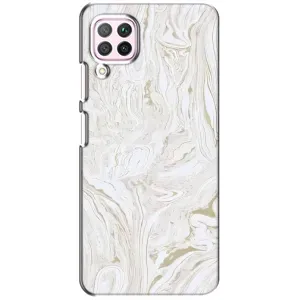 Мраморний чехол на Huawei P40 Lite (VPrint) (Білий мрамор)