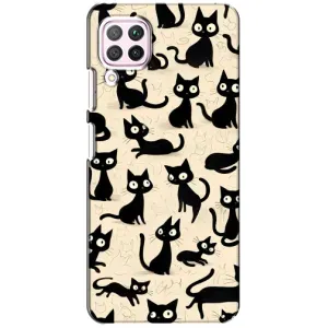 Чехол с рисунком кот на Huawei P40 Lite