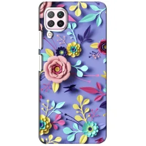 Чохли з квітами для Huawei P40 Lite (VPrint) (Дизайн квітів)