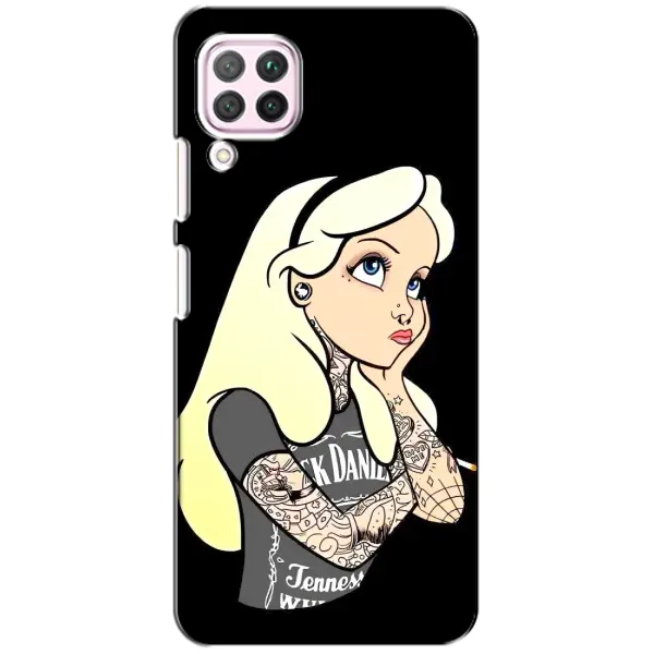 Чохол з принтом «Дівчина в тату» для Huawei P40 Lite