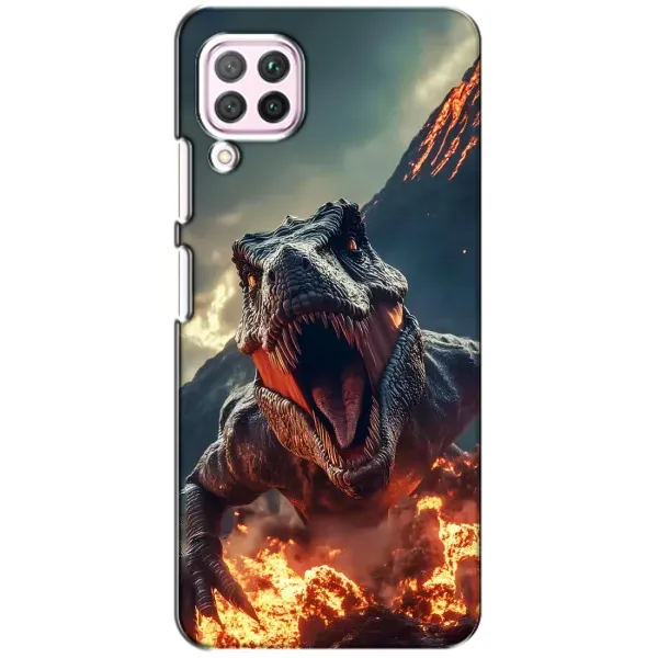 Чохол з принтом «Вогняний динозавр» для Huawei P40 Lite