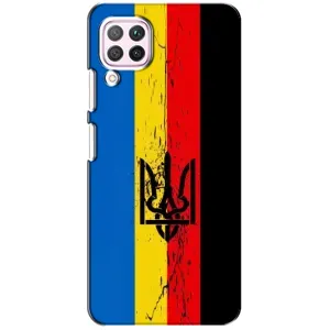 Украинские Чехлы для Huawei P40 Lite с картинкой УПА (AlphaPrint) (Прапор УПА)