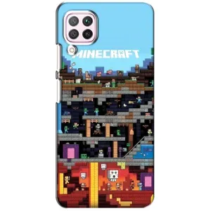 Чохол з принтом «фон Minecraft» для Huawei P40 Lite
