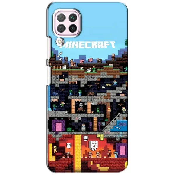 Чохол з принтом «фон Minecraft» для Huawei P40 Lite