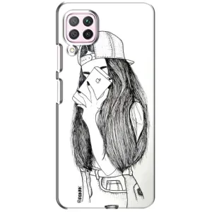 Чохол з принтом «Фото дівчини» для Huawei P40 Lite