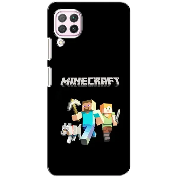 Чохол з принтом «герої Minecraft» для Huawei P40 Lite
