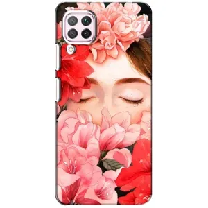 Чехлы (ART) Цветы на Huawei P40 Lite (VPrint) (Очі в квітах)