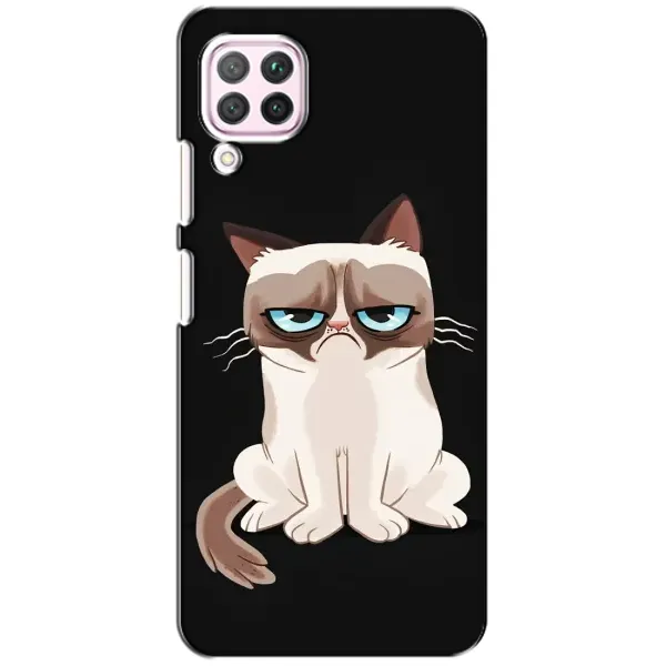 Чохол з принтом «Сумний кіт» для Huawei P40 Lite