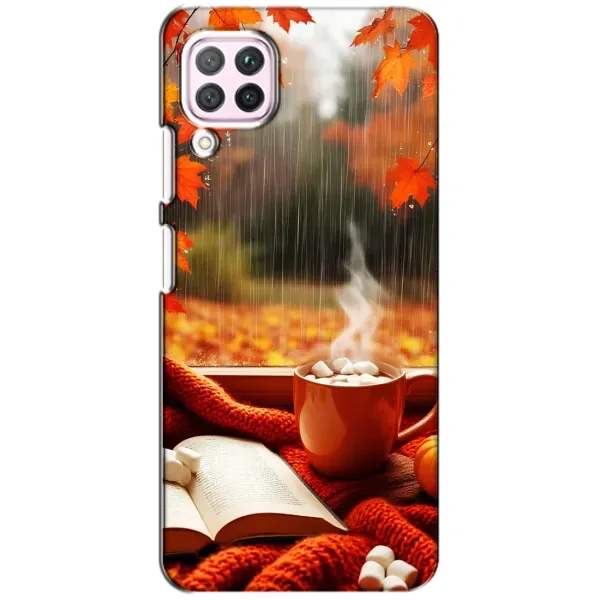 Чохол з принтом «Кава і дощ» для Huawei P40 Lite Чохол з принтом «Кава і дощ» для Huawei P40 Lite