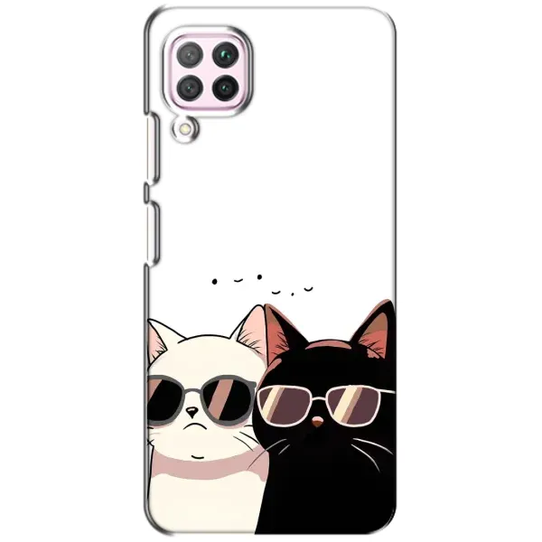 Чехол с принтом «Коты в очках» для Huawei P40 Lite Чехол с принтом «Коты в очках» для Huawei P40 Lite