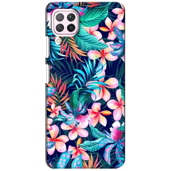 Чохол з принтом «Мальовничі квіти» для Huawei P40 Lite