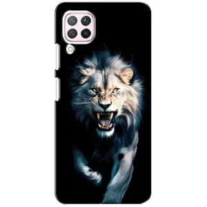 Чохол з картинкою 'Хижаки' для Huawei P40 Lite (Лев у темряві)