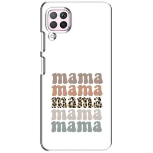 Чохол з принтом «Текстовий колаж мама» для Huawei P40 Lite