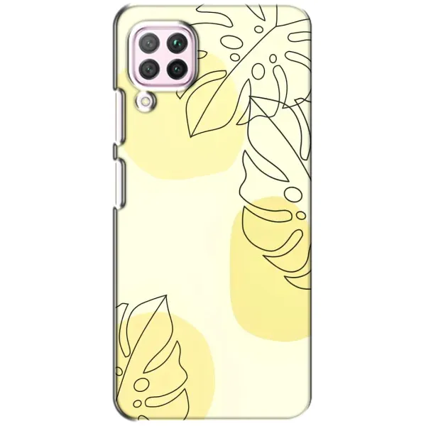 Чохол з принтом «Жовта монстера арт» для Huawei P40 Lite