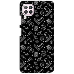 Новорічні, Святкові Чохли для Huawei P40 Lite - 2024 год (Новорічний фон)