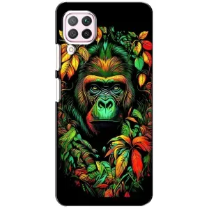 Чохол з принтом «Мавпа в квітах» для Huawei P40 Lite