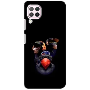 Чохол з принтом «Три мавпи» для Huawei P40 Lite