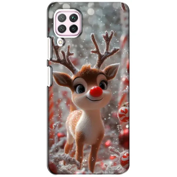 Чохол з принтом «Олень з носом» для Huawei P40 Lite Чохол з принтом «Олень з носом» для Huawei P40 Lite