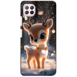 Яскравий чохол для Huawei P40 Lite з Зимові Оленята (Оленятко)