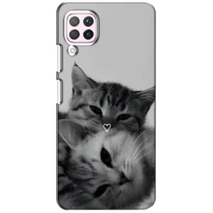 Чохол з малюнком кіт на Huawei P40 Lite (Пара котів)