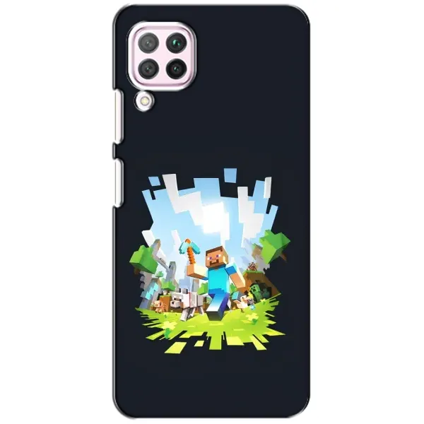 Чохол з принтом «персонажі Minecraft» для Huawei P40 Lite