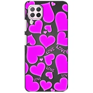 Чехлы для любимой на 华为 P40 лайт (VPrint) (Pink hearts)