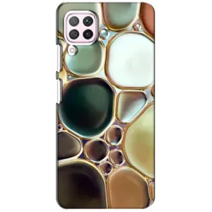 Мраморний чехол на Huawei P40 Lite (VPrint) (Радужний Мрамор)